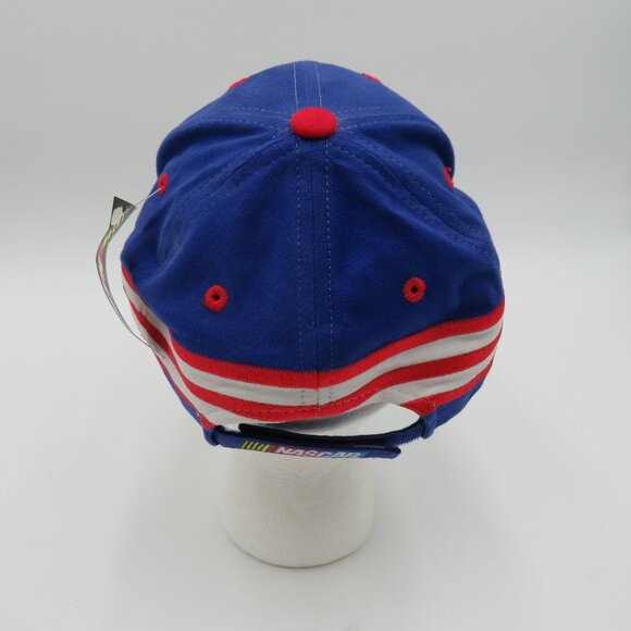 Chevrolet Racing Hat CFS Nascar Strapback Blue Red White Stars Adjustable New - Picture 4 of 9
